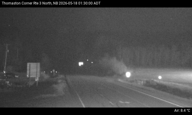 Web Cam image of Thomaston Corner (NB Highway 3)