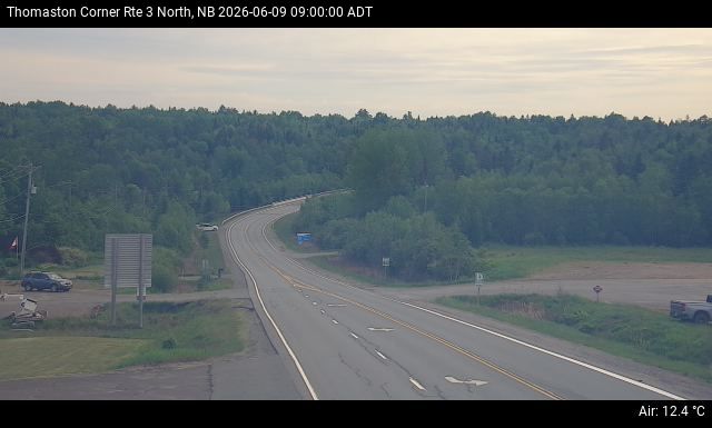 Web Cam image of Thomaston Corner (NB Highway 3)
