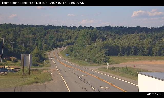 Web Cam image of Thomaston Corner (NB Highway 3)