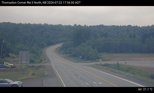 Web Cam image of Thomaston Corner (NB Highway 3)