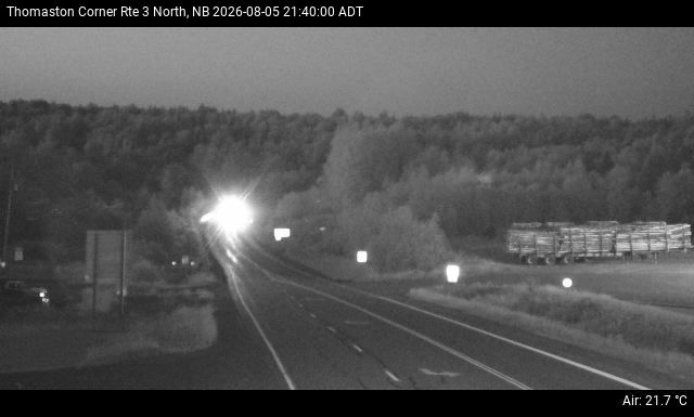 Web Cam image of Thomaston Corner (NB Highway 3)