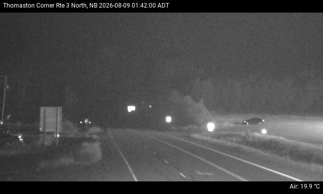 Web Cam image of Thomaston Corner (NB Highway 3)