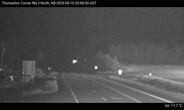 Web Cam image of Thomaston Corner (NB Highway 3)