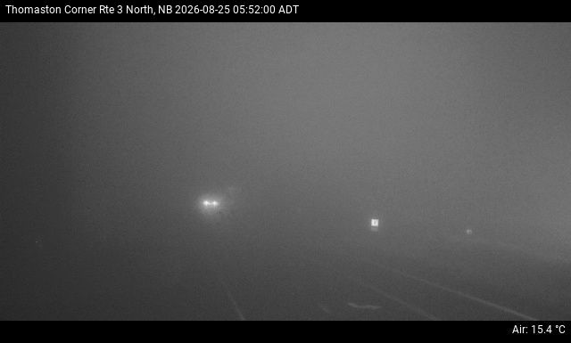 Web Cam image of Thomaston Corner (NB Highway 3)