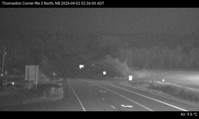 Web Cam image of Thomaston Corner (NB Highway 3)