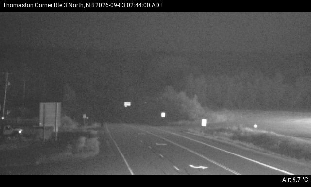Web Cam image of Thomaston Corner (NB Highway 3)