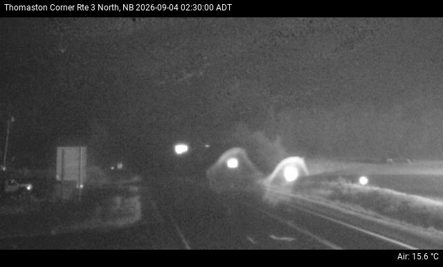 Web Cam image of Thomaston Corner (NB Highway 3)