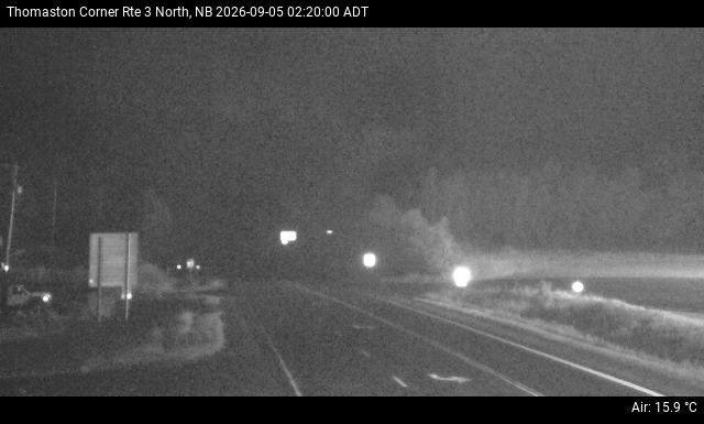 Web Cam image of Thomaston Corner (NB Highway 3)