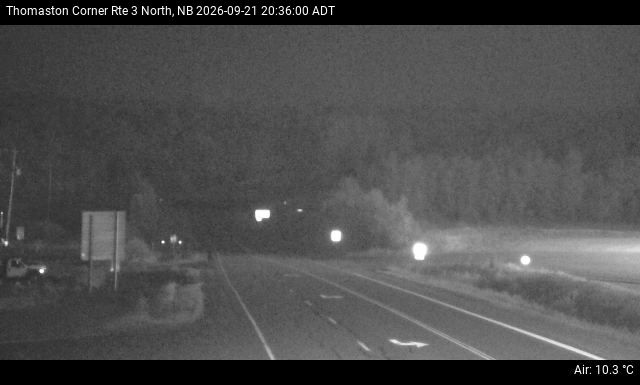 Web Cam image of Thomaston Corner (NB Highway 3)