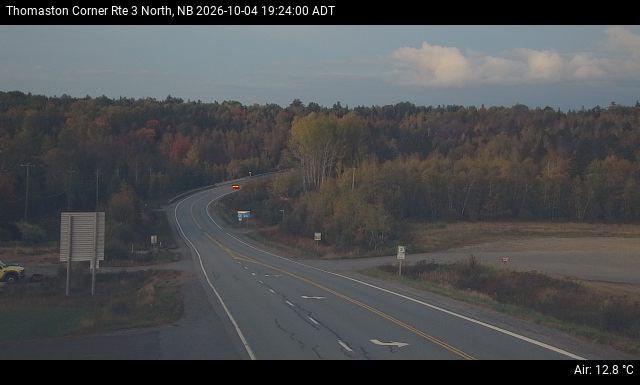 Web Cam image of Thomaston Corner (NB Highway 3)