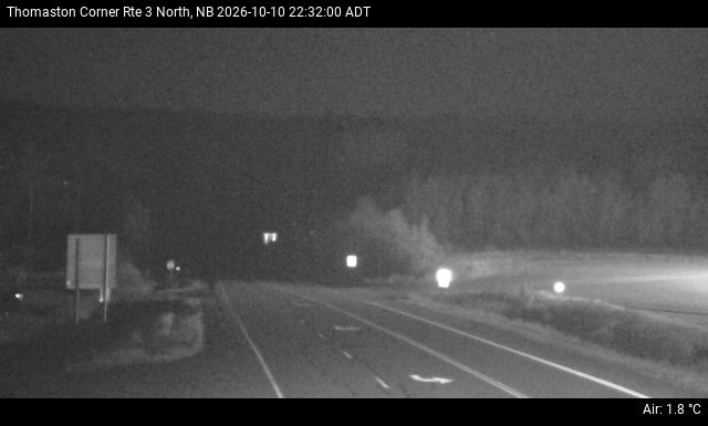 Web Cam image of Thomaston Corner (NB Highway 3)