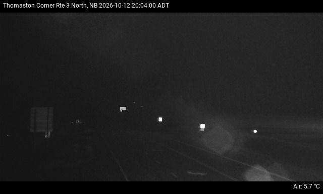 Web Cam image of Thomaston Corner (NB Highway 3)