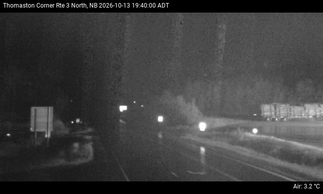 Web Cam image of Thomaston Corner (NB Highway 3)