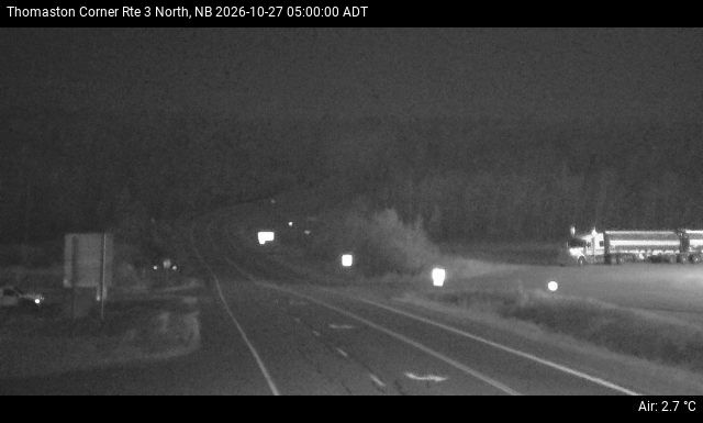 Web Cam image of Thomaston Corner (NB Highway 3)