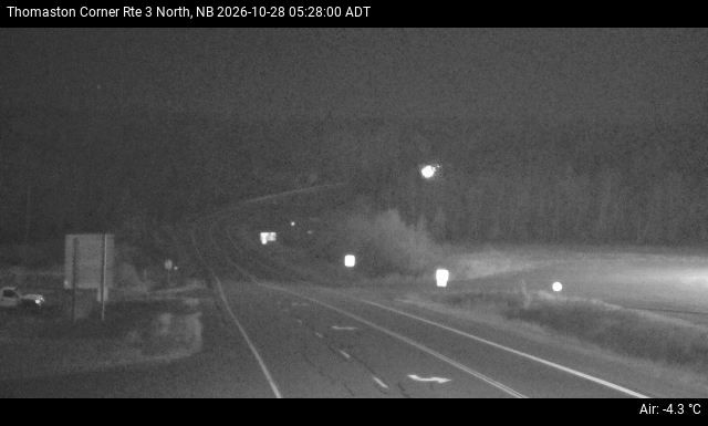 Web Cam image of Thomaston Corner (NB Highway 3)