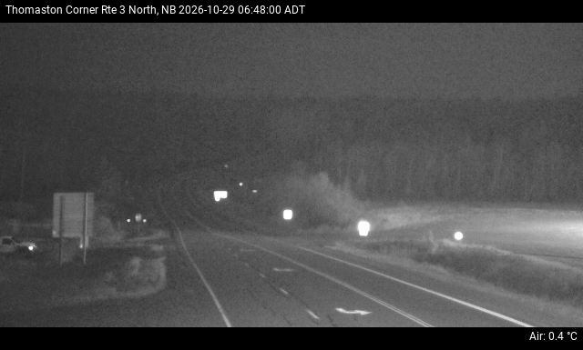 Web Cam image of Thomaston Corner (NB Highway 3)