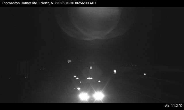 Web Cam image of Thomaston Corner (NB Highway 3)
