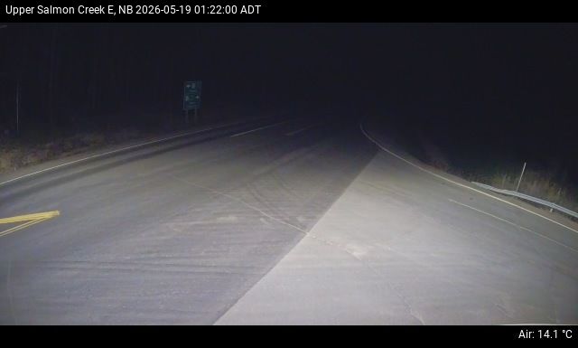 Web Cam image of Upper Salmon Creek (NB Highway 10)