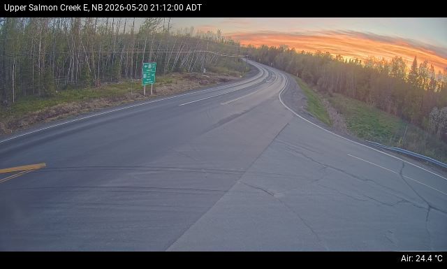 Web Cam image of Upper Salmon Creek (NB Highway 10)