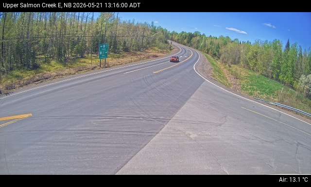 Web Cam image of Upper Salmon Creek (NB Highway 10)