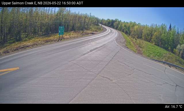Web Cam image of Upper Salmon Creek (NB Highway 10)