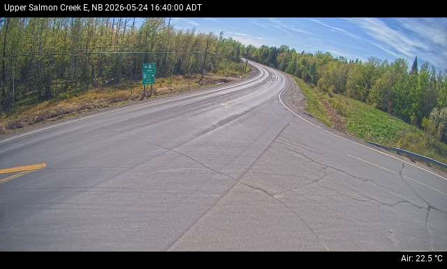 Web Cam image of Upper Salmon Creek (NB Highway 10)