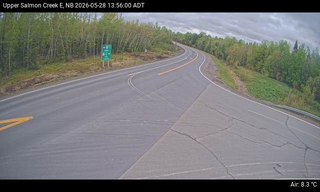 Web Cam image of Upper Salmon Creek (NB Highway 10)