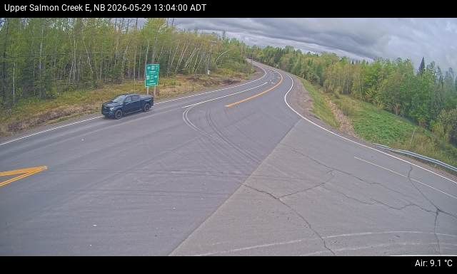 Web Cam image of Upper Salmon Creek (NB Highway 10)