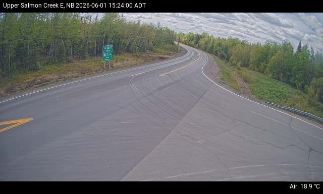 Web Cam image of Upper Salmon Creek (NB Highway 10)