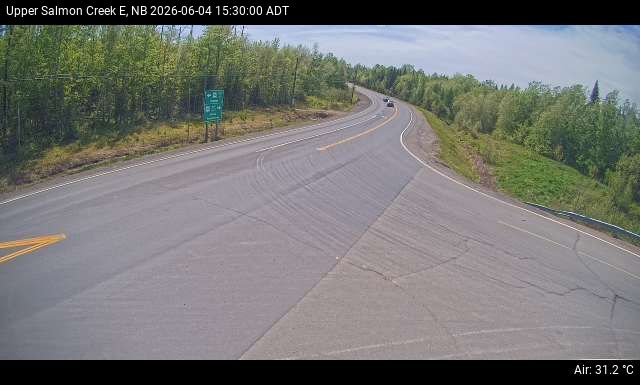 Web Cam image of Upper Salmon Creek (NB Highway 10)