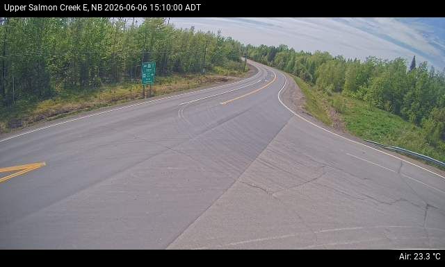 Web Cam image of Upper Salmon Creek (NB Highway 10)