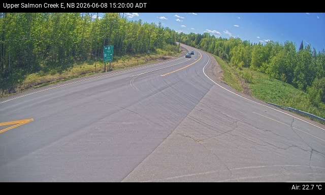 Web Cam image of Upper Salmon Creek (NB Highway 10)