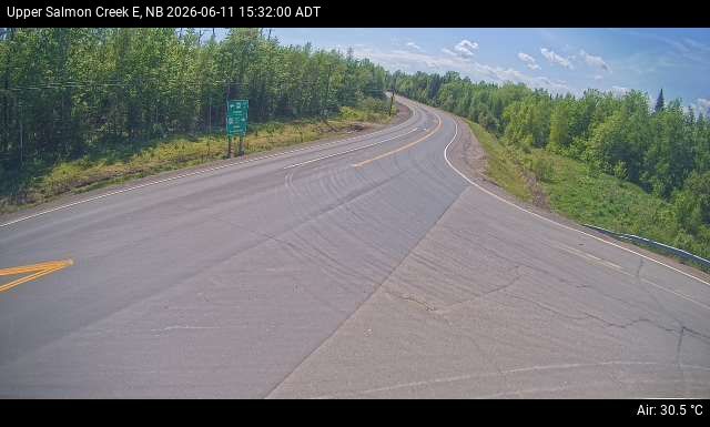 Web Cam image of Upper Salmon Creek (NB Highway 10)