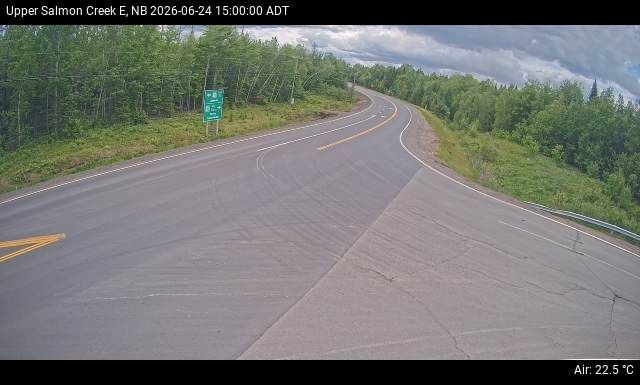 Web Cam image of Upper Salmon Creek (NB Highway 10)