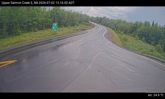 Web Cam image of Upper Salmon Creek (NB Highway 10)