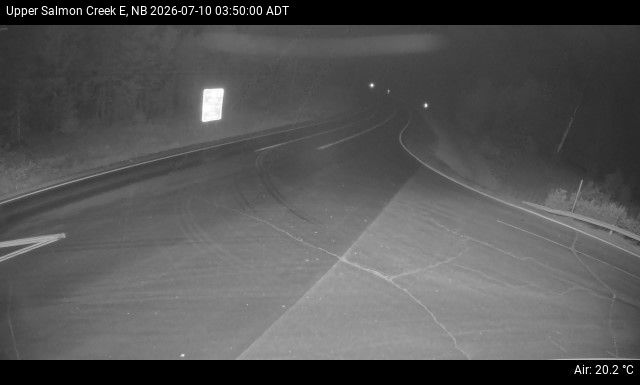 Web Cam image of Upper Salmon Creek (NB Highway 10)