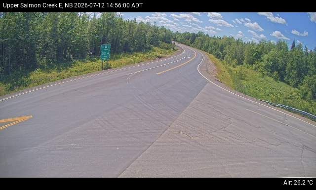 Web Cam image of Upper Salmon Creek (NB Highway 10)