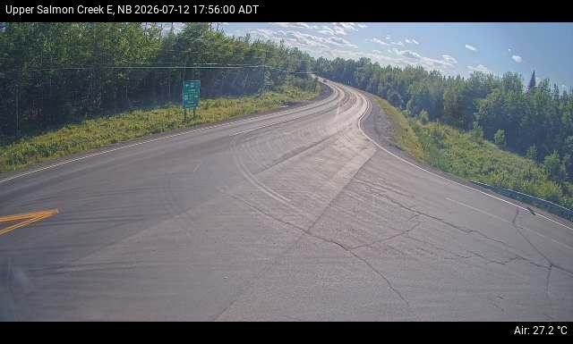 Web Cam image of Upper Salmon Creek (NB Highway 10)