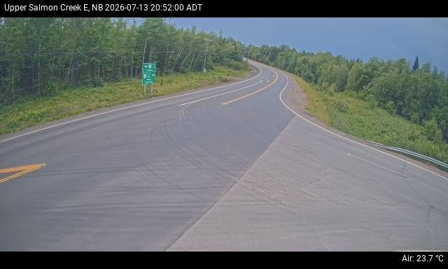 Web Cam image of Upper Salmon Creek (NB Highway 10)