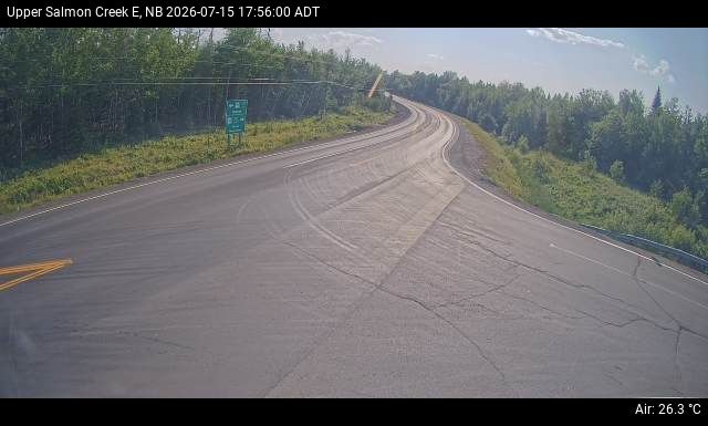Web Cam image of Upper Salmon Creek (NB Highway 10)