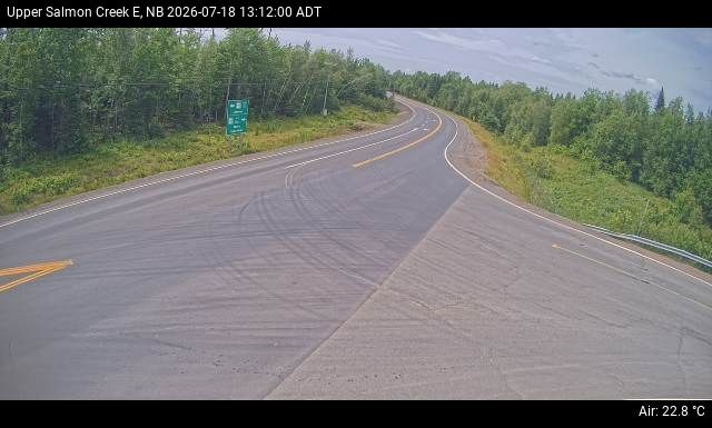 Web Cam image of Upper Salmon Creek (NB Highway 10)