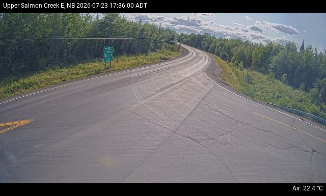 Web Cam image of Upper Salmon Creek (NB Highway 10)