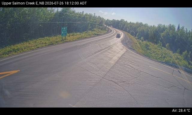 Web Cam image of Upper Salmon Creek (NB Highway 10)