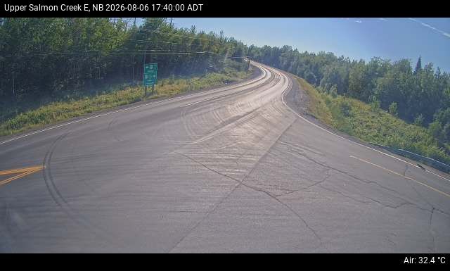 Web Cam image of Upper Salmon Creek (NB Highway 10)