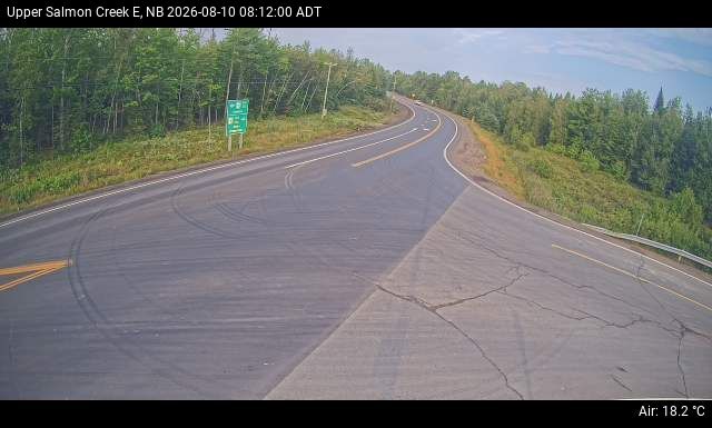 Web Cam image of Upper Salmon Creek (NB Highway 10)