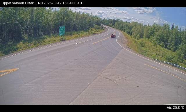 Web Cam image of Upper Salmon Creek (NB Highway 10)