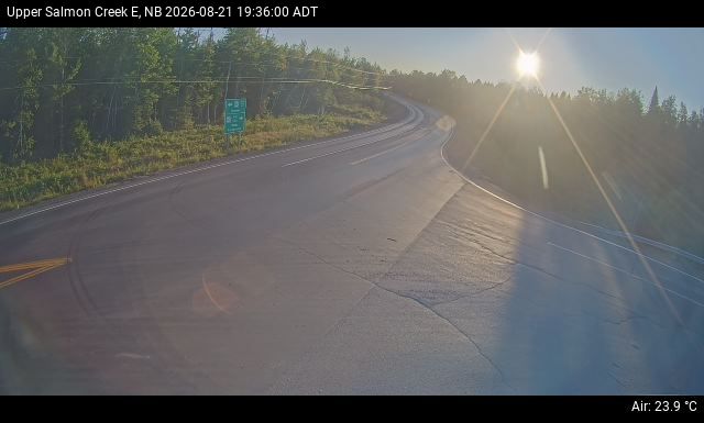 Web Cam image of Upper Salmon Creek (NB Highway 10)
