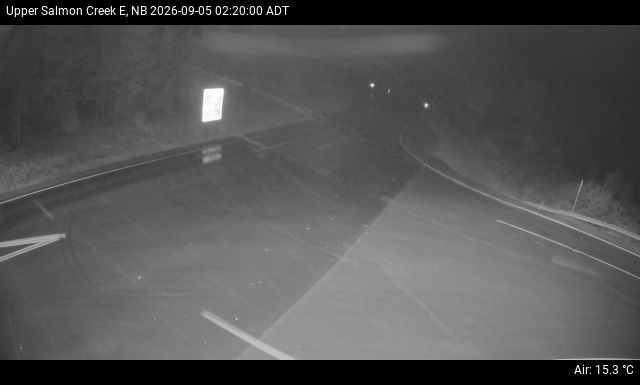 Web Cam image of Upper Salmon Creek (NB Highway 10)