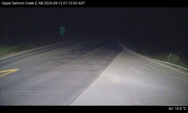 Web Cam image of Upper Salmon Creek (NB Highway 10)