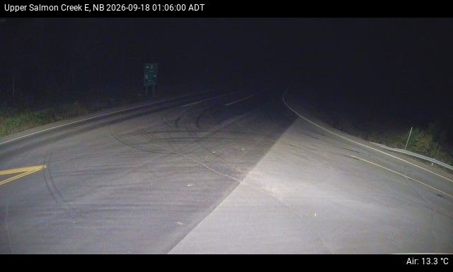 Web Cam image of Upper Salmon Creek (NB Highway 10)